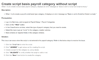 Picture of Create script basis payroll category 