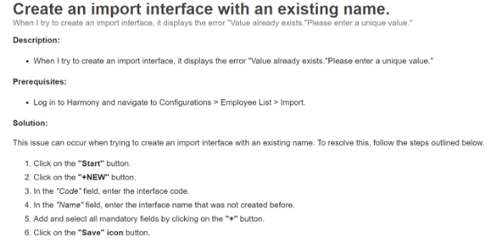 Picture of Create an import interface