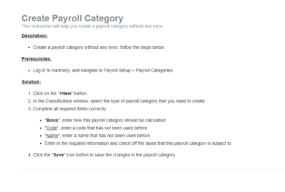 Picture of Create Payroll Category
